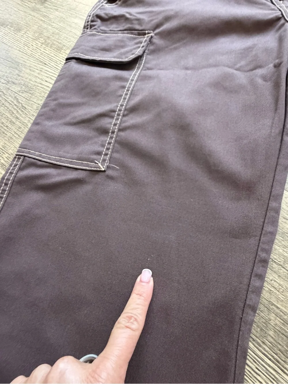True Religion Baggy Cargo Pants Mens 32 Bracken Brown Horseshoe NWT $169